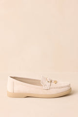 Ready For Whatever Ivory Faux Suede Platform Penny Loafers