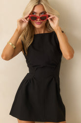 MINKPINK Black Romy Mini Dress