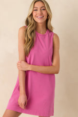 Z Supply Pink Cotton Sloane Mini Dress