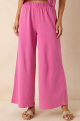 Z Supply Pink Cotton Scout Jersey Pants