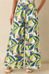 Prosperina Barrett Multi Floral Print Cotton Pants