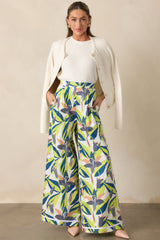 Prosperina Barrett Multi Floral Print Cotton Pants