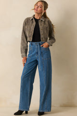 MINKPINK Medium Wash Cotton Tully Wide Leg Jeans