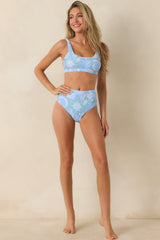 Paradisa Delphina Oceana Blue Multi Bikini Top