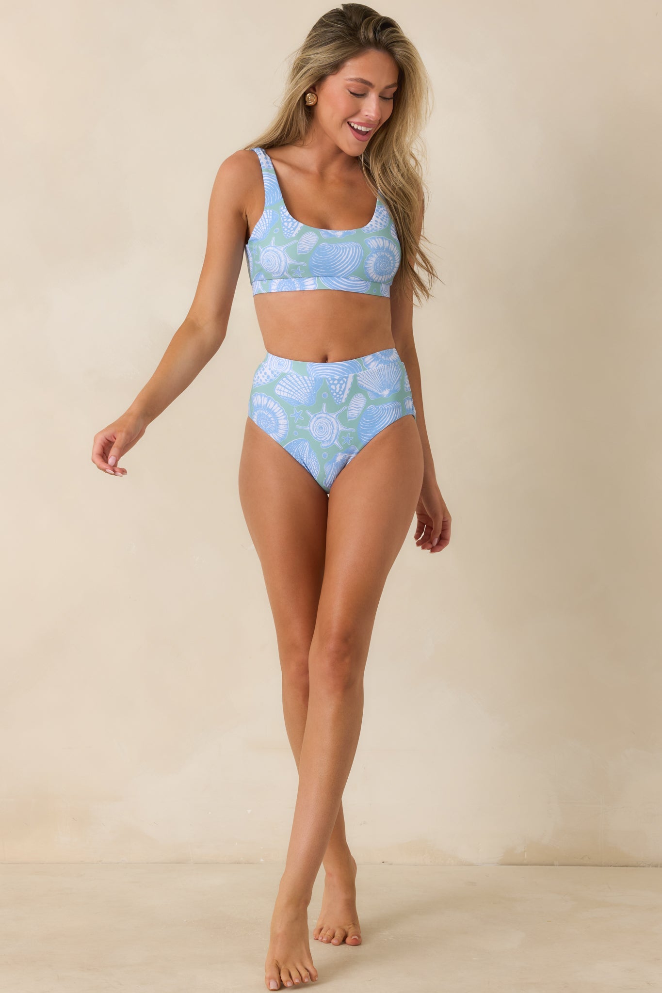 Paradisa Delphina Oceana Blue Multi Bikini Top