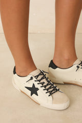 Vintage Havana Legend White & Black Star Sneaker