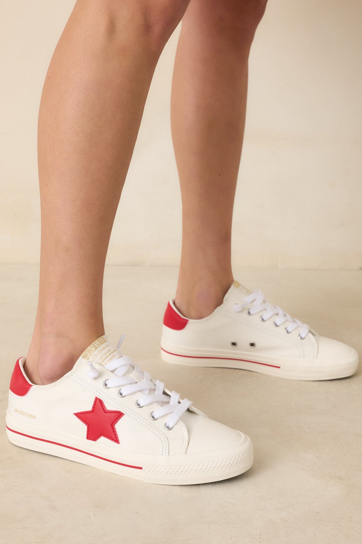 Vintage Havana Alive Red Multi Canvas Sneakers
