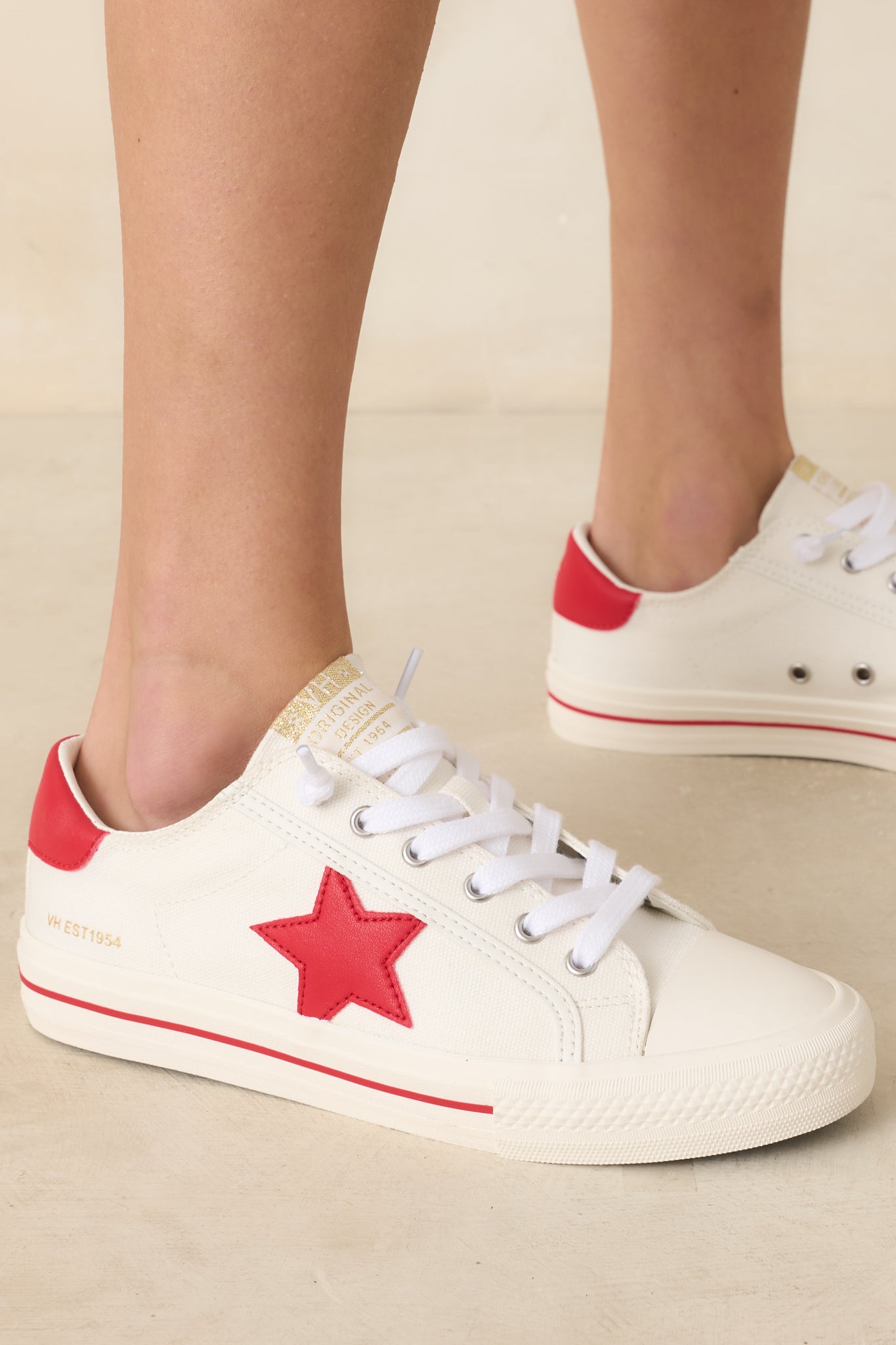 Vintage Havana Alive Red Multi Canvas Sneakers
