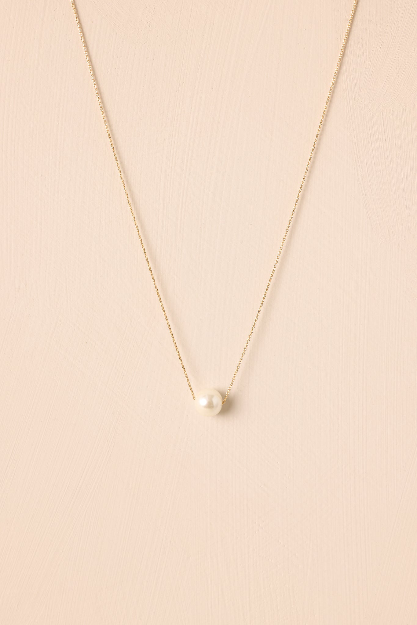 Cocktail Hour Ivory Faux Pearl Necklace