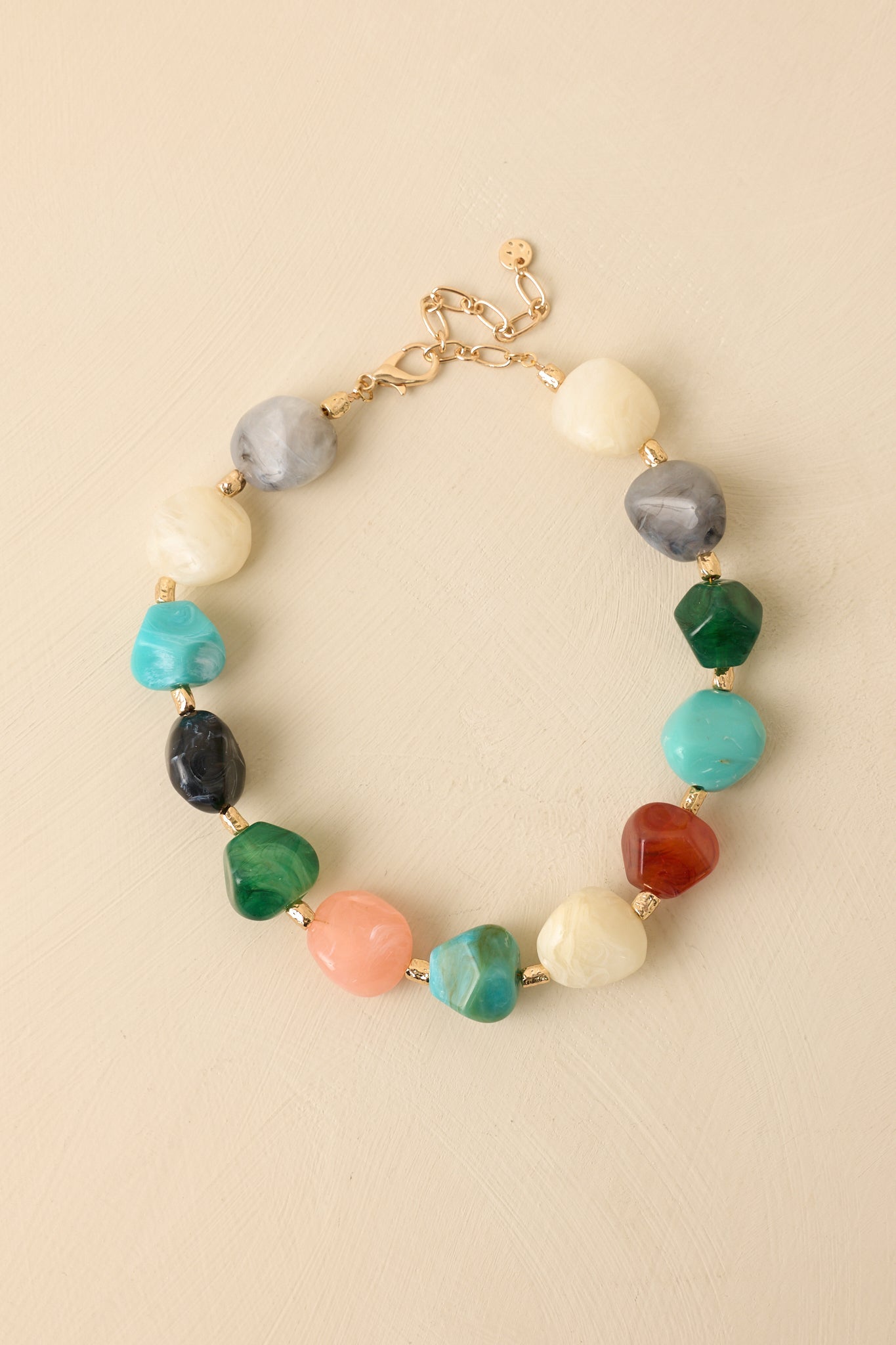 No Introduction Needed Multi Mixed Gem Necklace