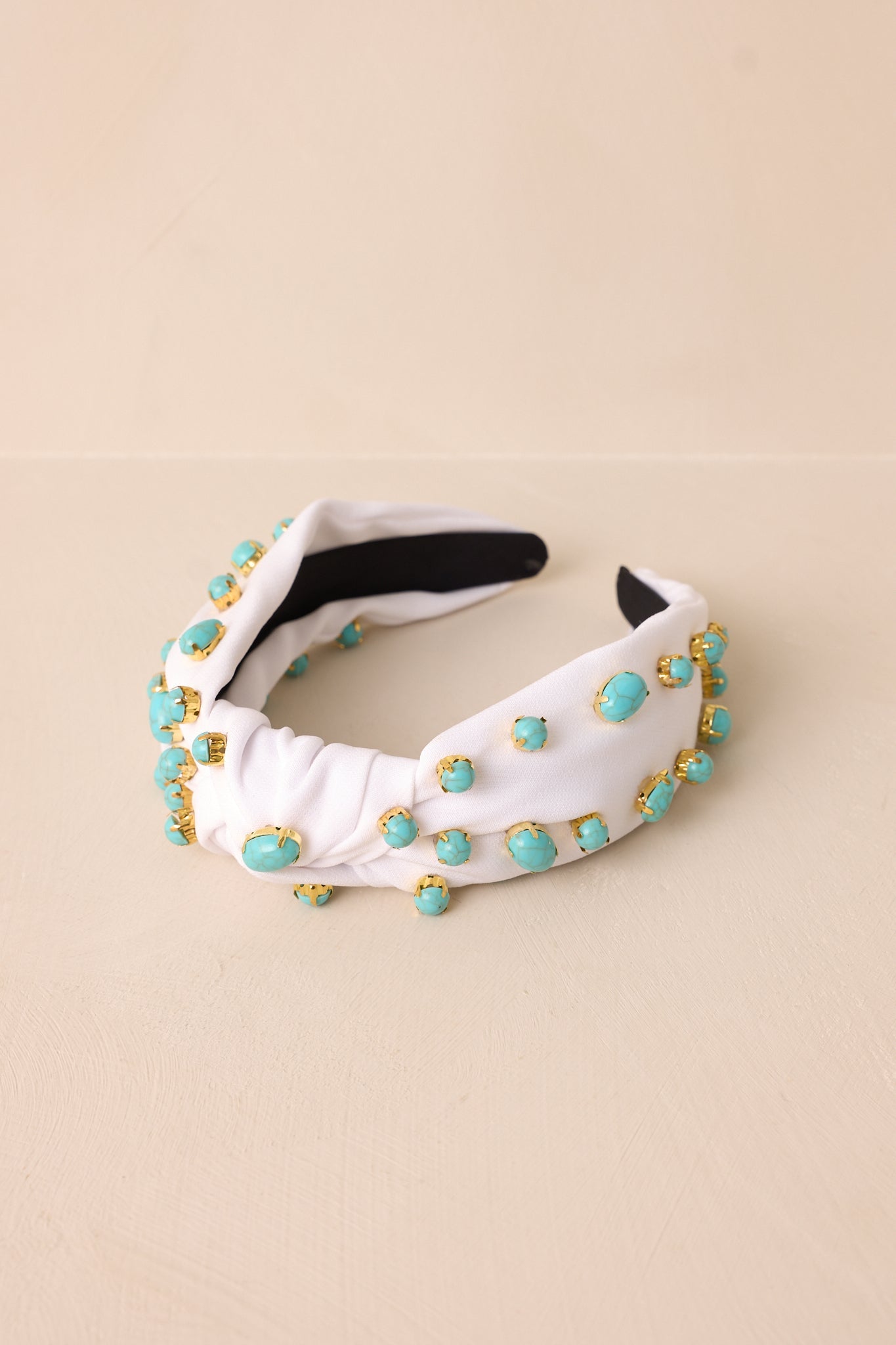 Keep It Sweet White Knotted Headband