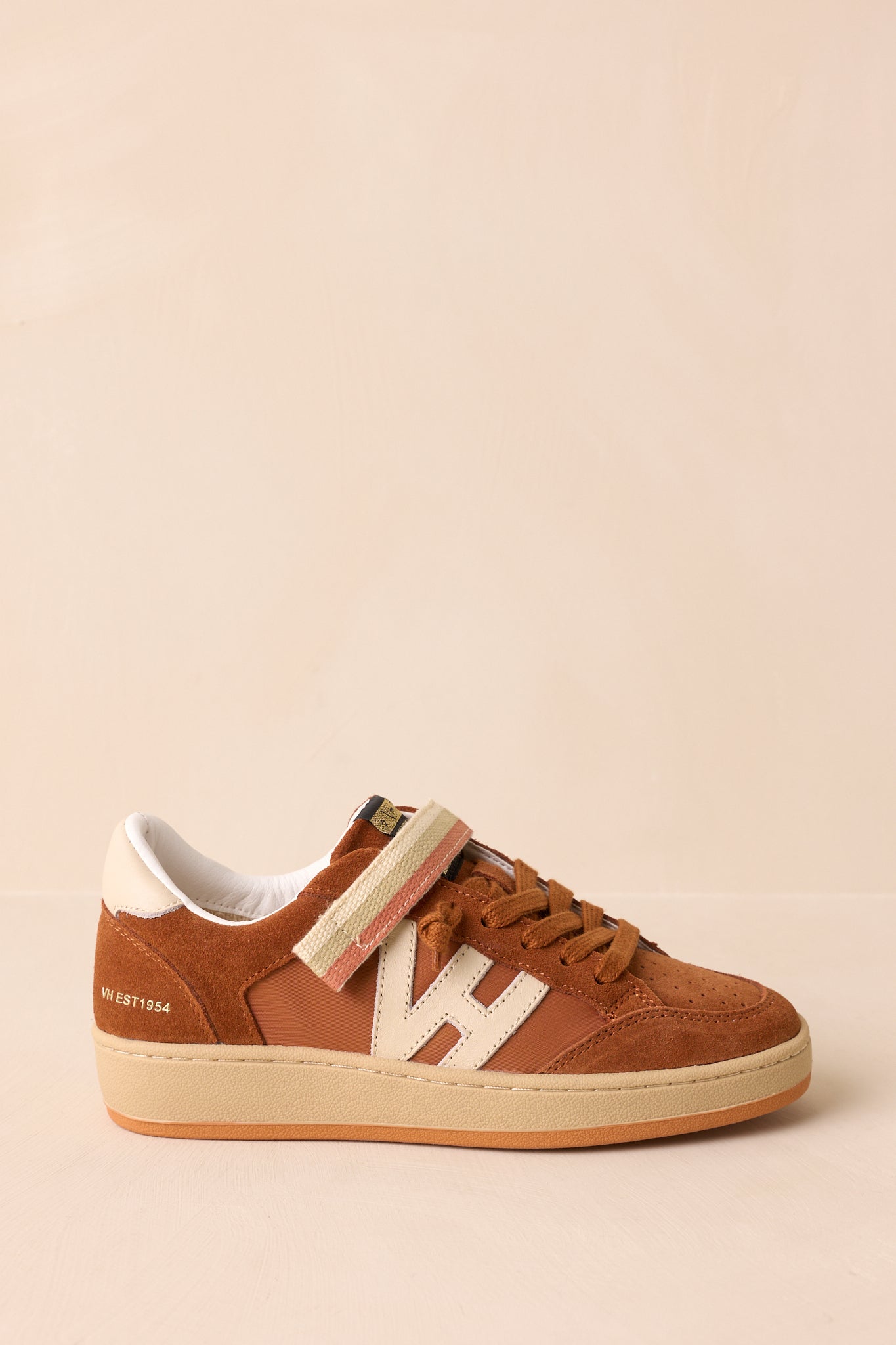 Vintage Havana Next 10 Brown Faux Suede Low Top Sneakers