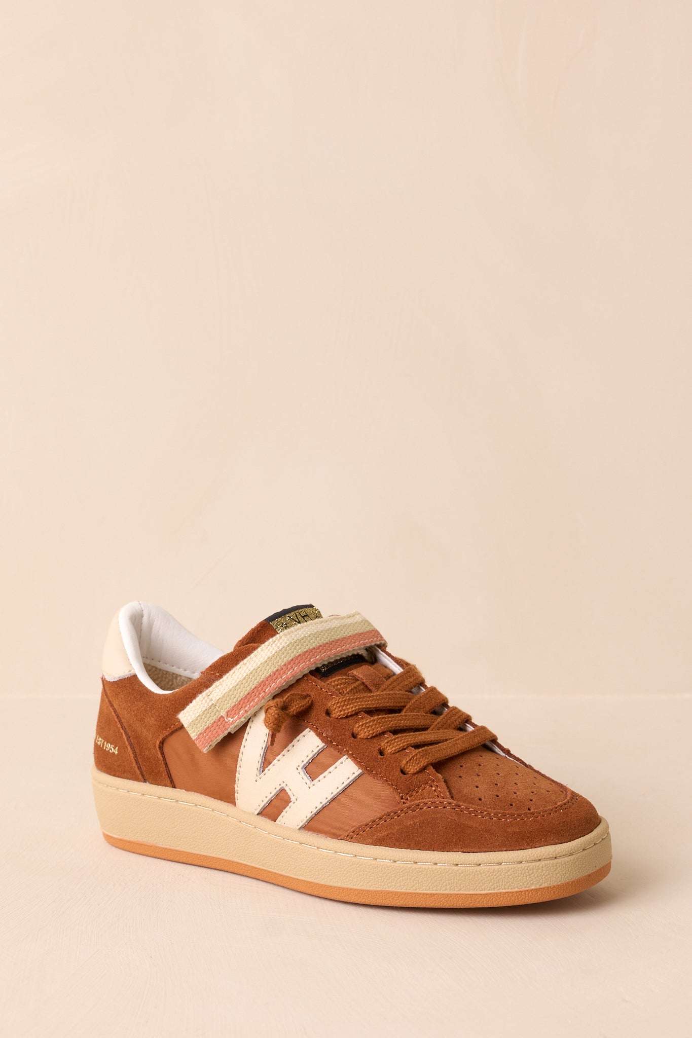Vintage Havana Next 10 Brown Faux Suede Low Top Sneakers