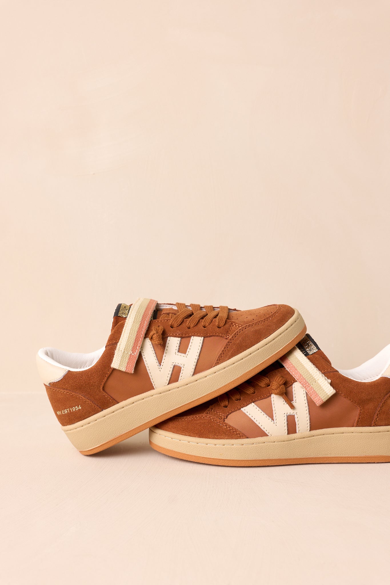 Vintage Havana Next 10 Brown Faux Suede Low Top Sneakers
