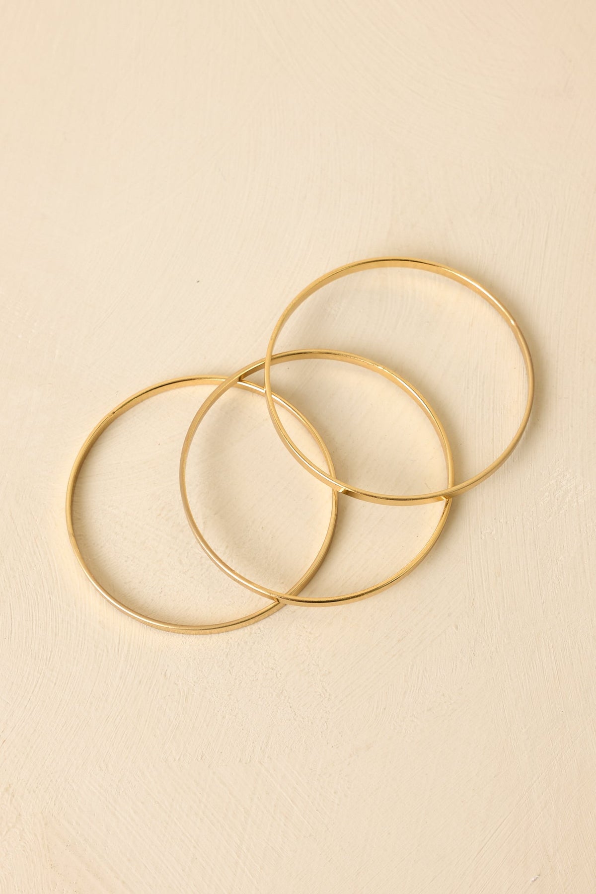 Go With the Glow Gold Bangle Bracelet Set