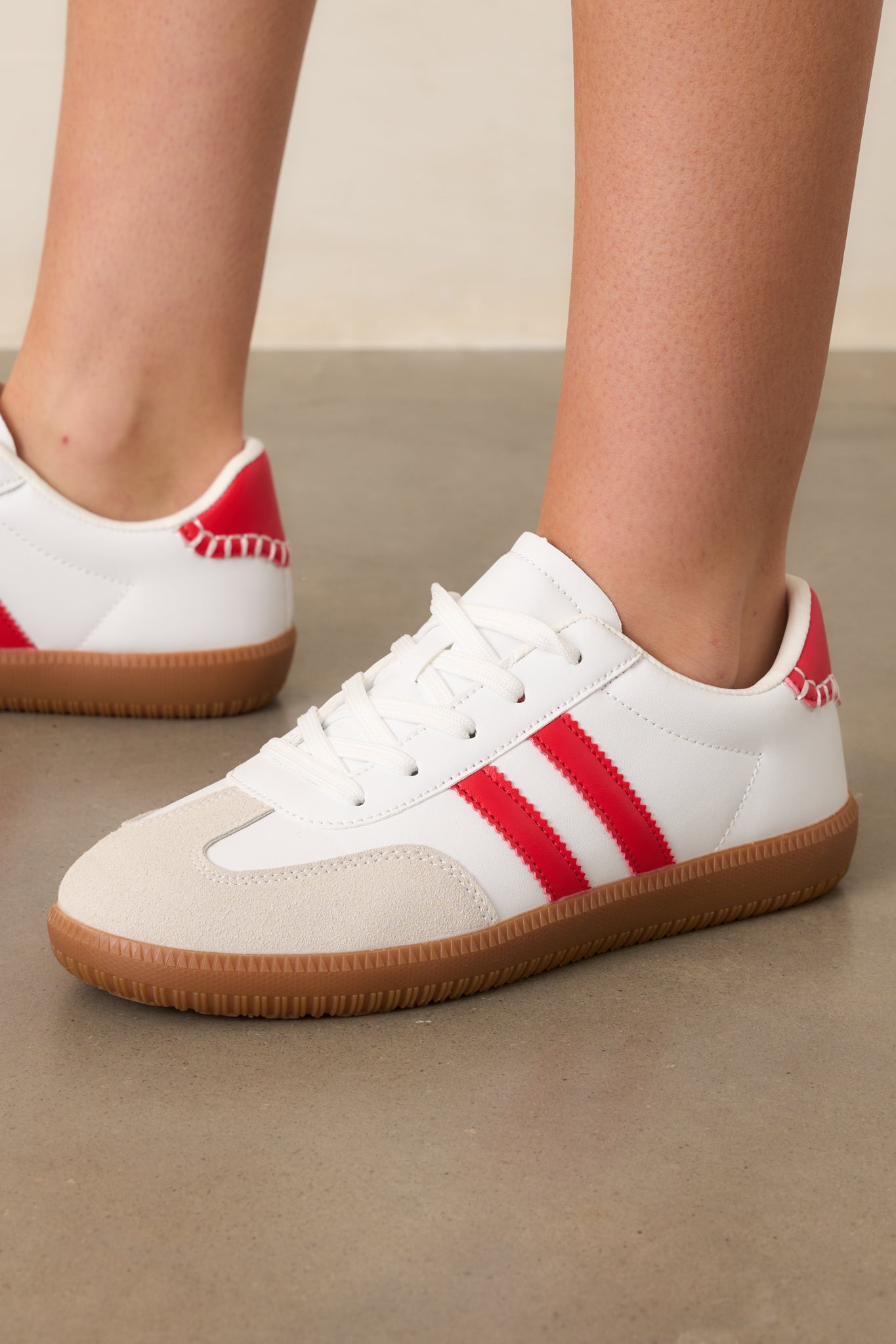 Midtown Market Red Retro Sneakers