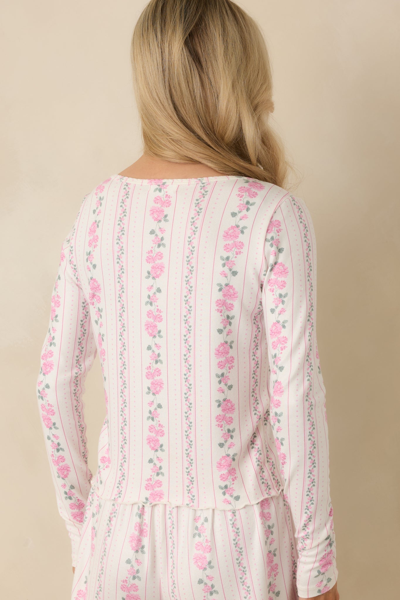 Z Supply Vanilla Ice Multi Marseille Boudoir Long Sleeve Top