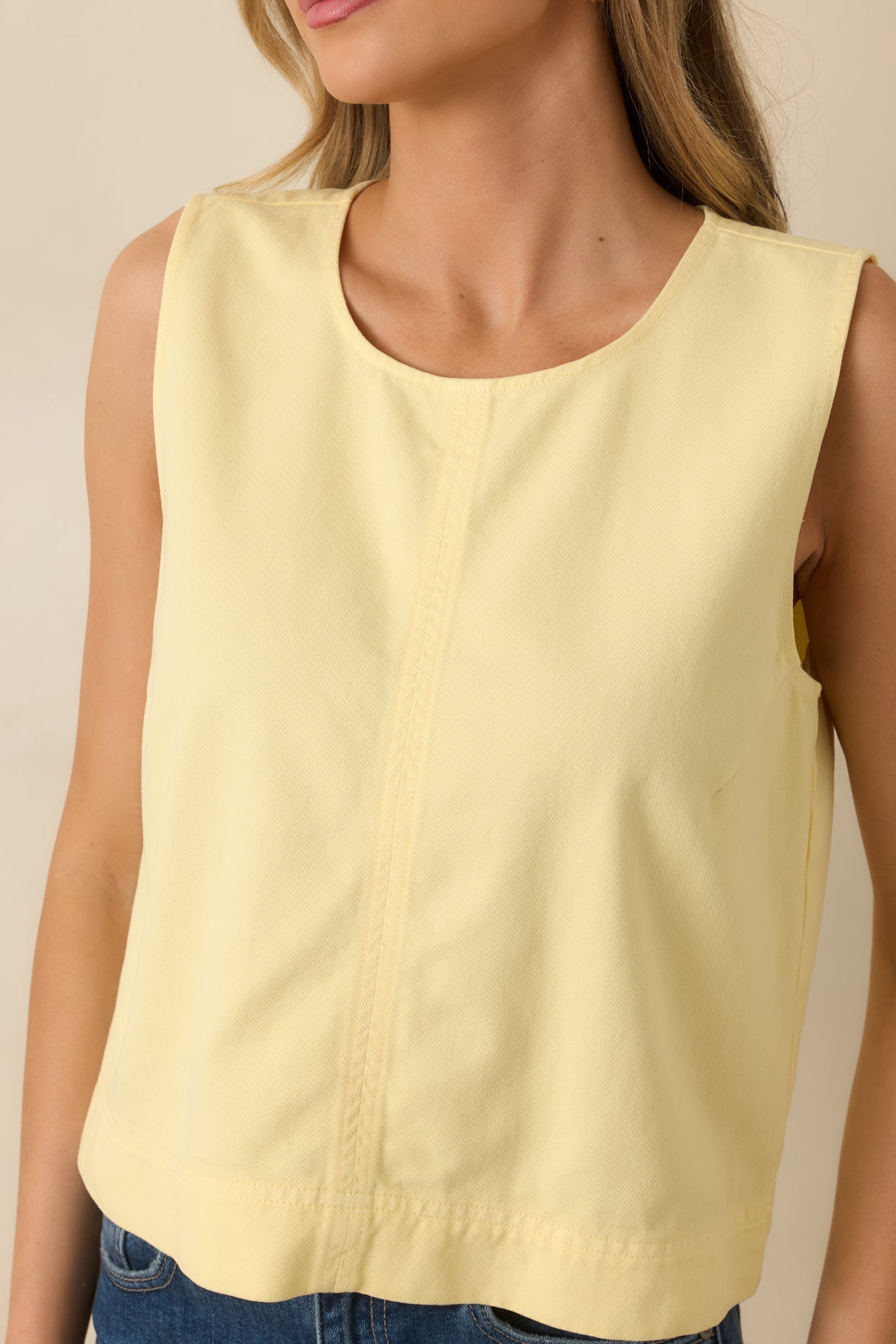 Z Supply Sunnyside Yellow Sun Seeker Tank