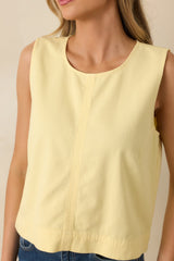 Z Supply Sunnyside Yellow Sun Seeker Tank