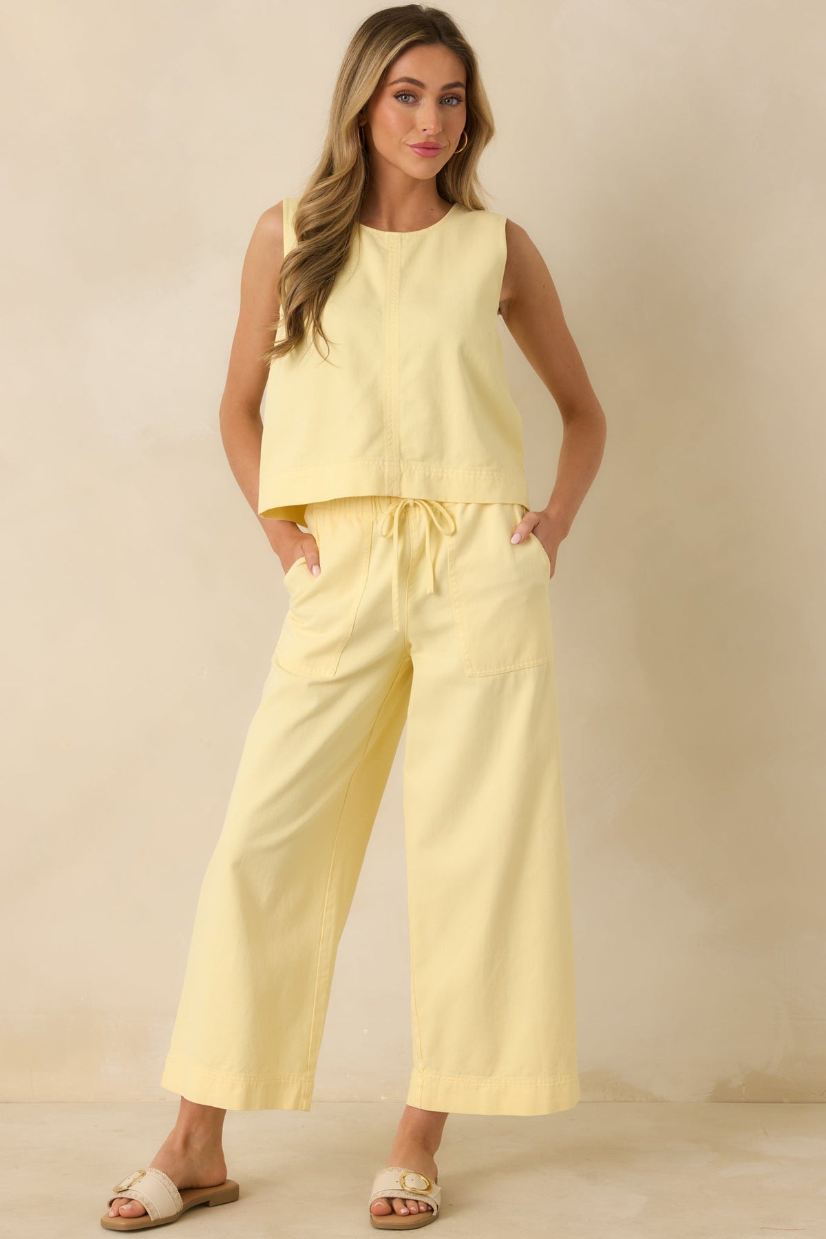 Z Supply Sunnyside Yellow Sun Seeker Tank
