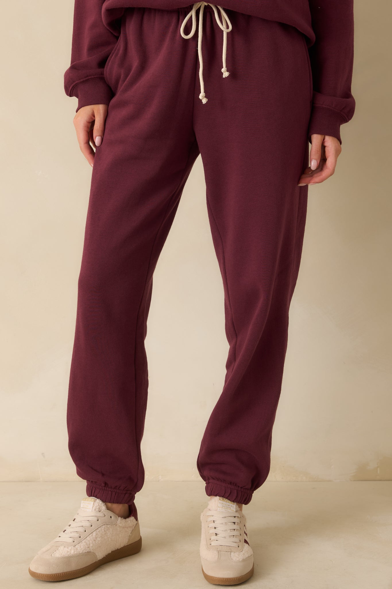 Z Supply Merlot Red Stadium Jogger