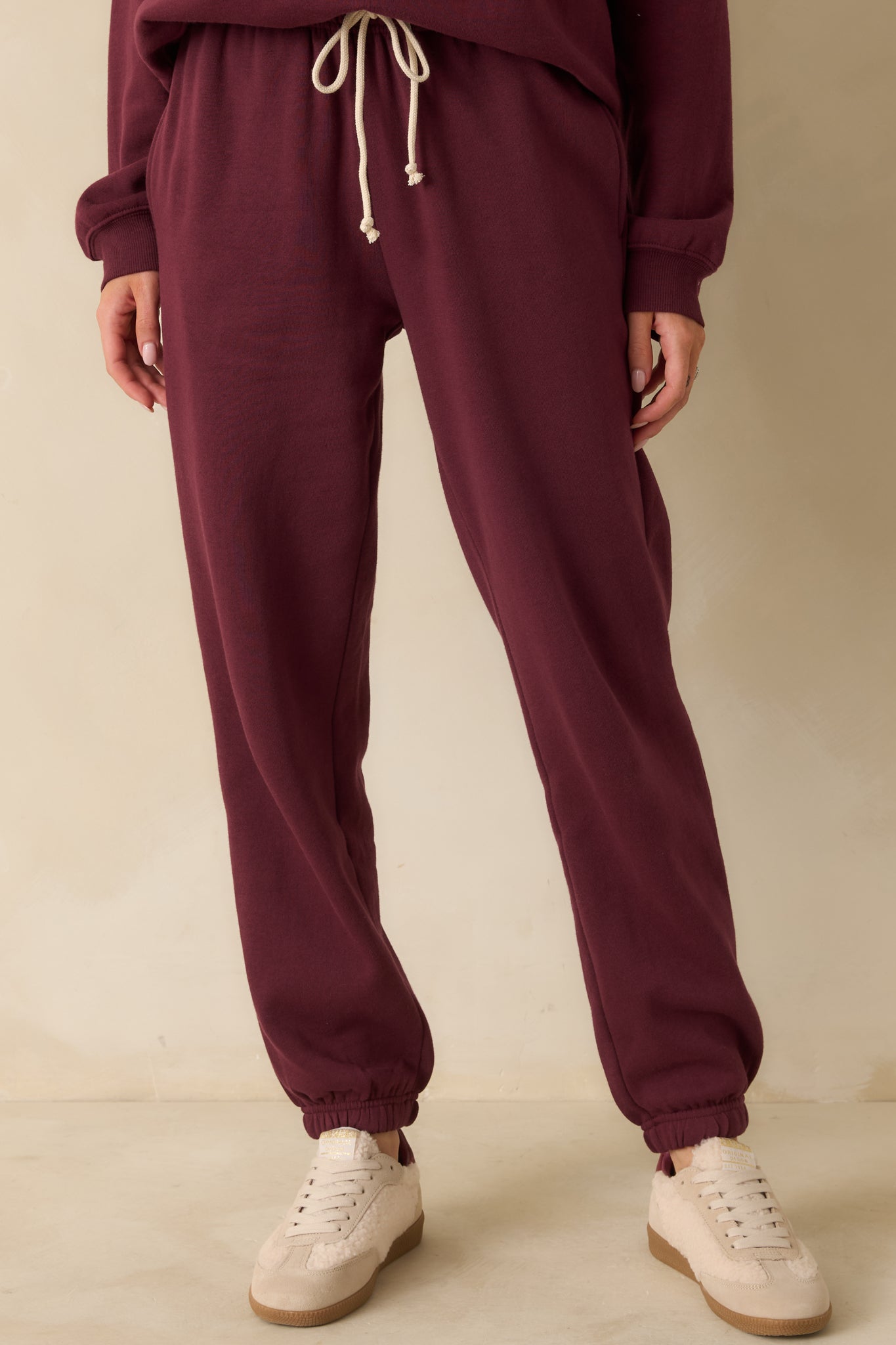 Z Supply Merlot Red Stadium Jogger