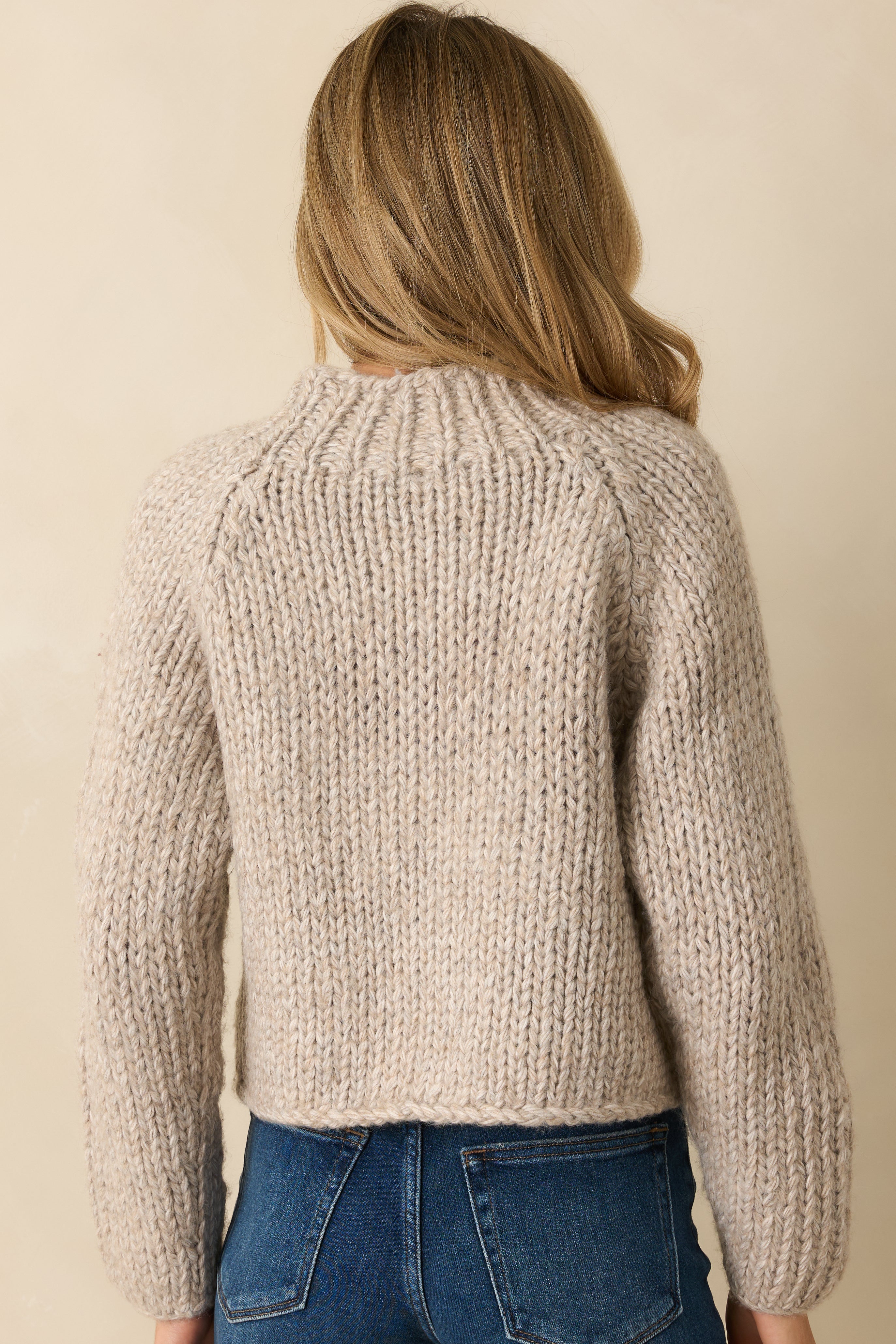 Staple the Label Nadia Oat Chunky Sweater