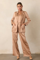 Standing Ovation Light Copper Shimmer Tailored Blazer