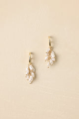 Gracefully Gathered Freshwater Pearl Cluster Drop Earrings