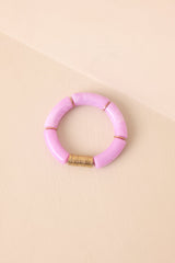 Find Your Joy Lavender Beaded Bracelet