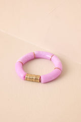 Find Your Joy Lavender Beaded Bracelet