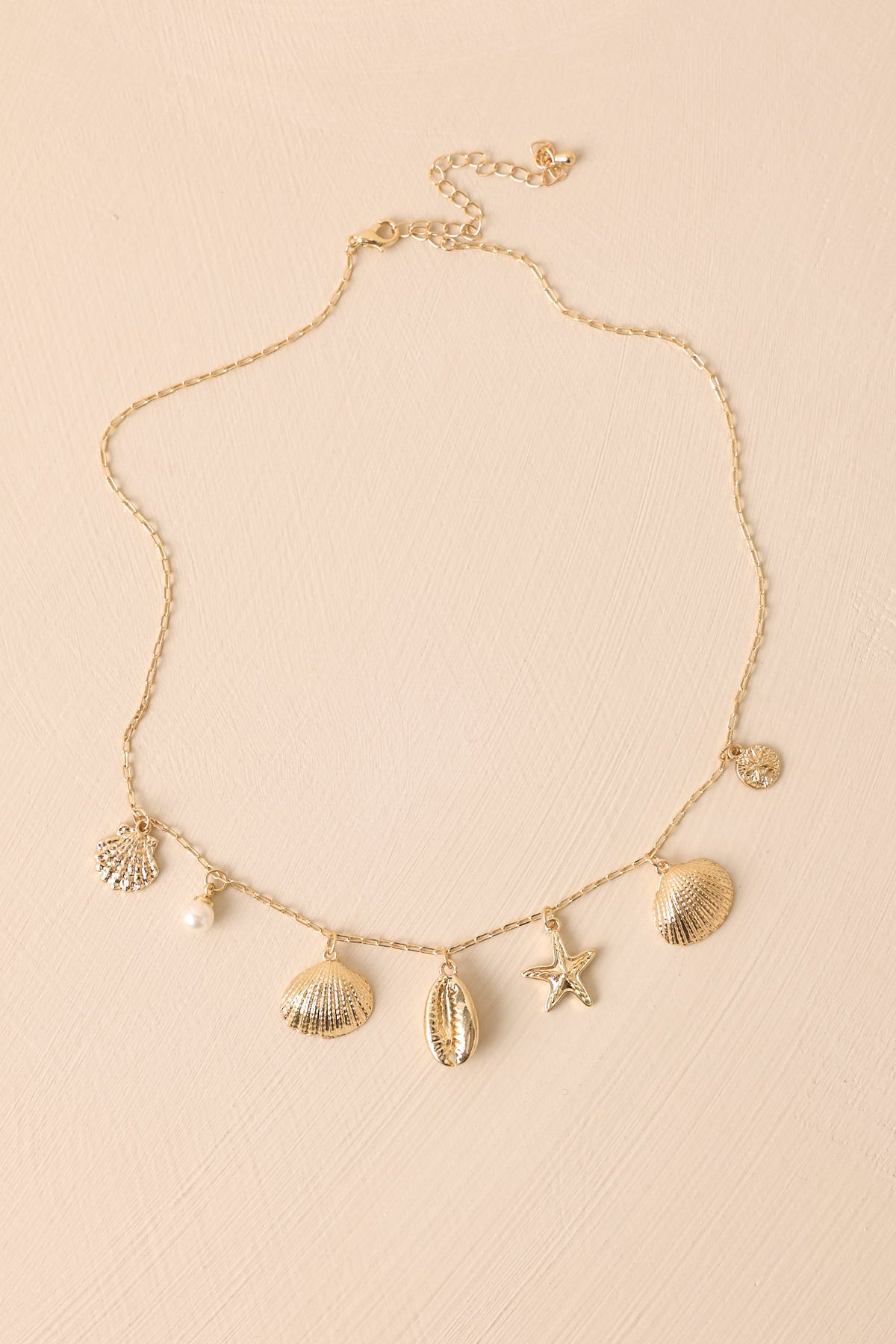 Meet Me By The Water Gold Coastal Charm Necklace
