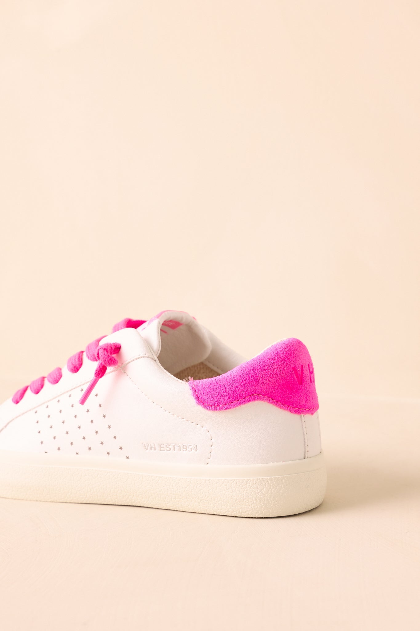 Vintage Havana Original Neon Pink Lace Sneakers