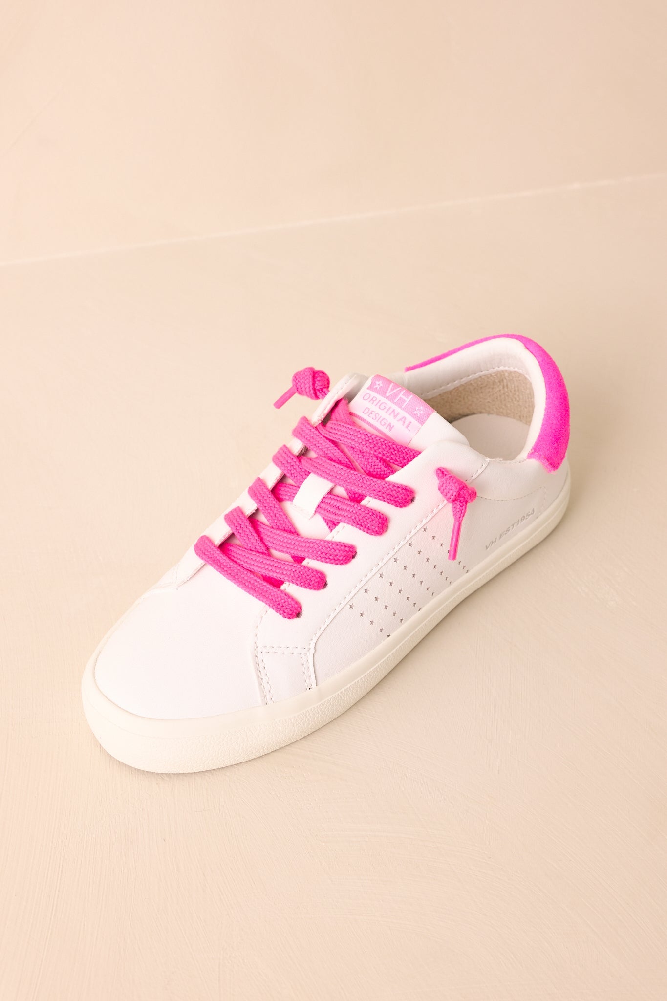Vintage Havana Original Neon Pink Lace Sneakers