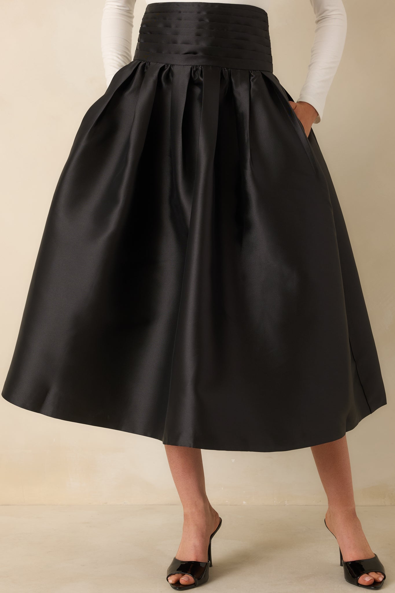 Prosperina Ines Black Maxi Skirt