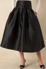Prosperina Ines Black Maxi Skirt