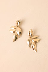 Among the Vines Gold Leaf Drop Earrings