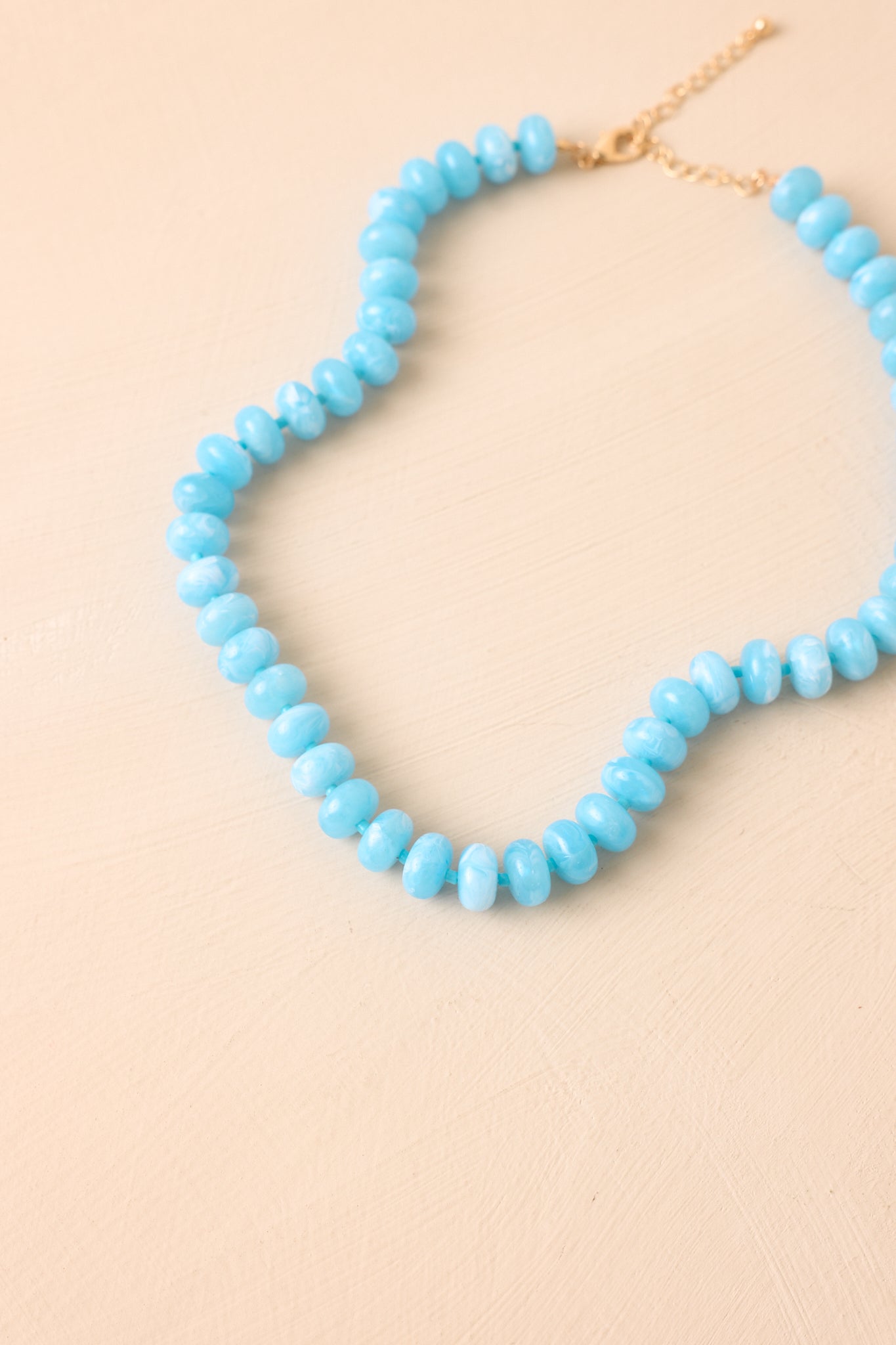 Living in Color Blue Beaded Necklace