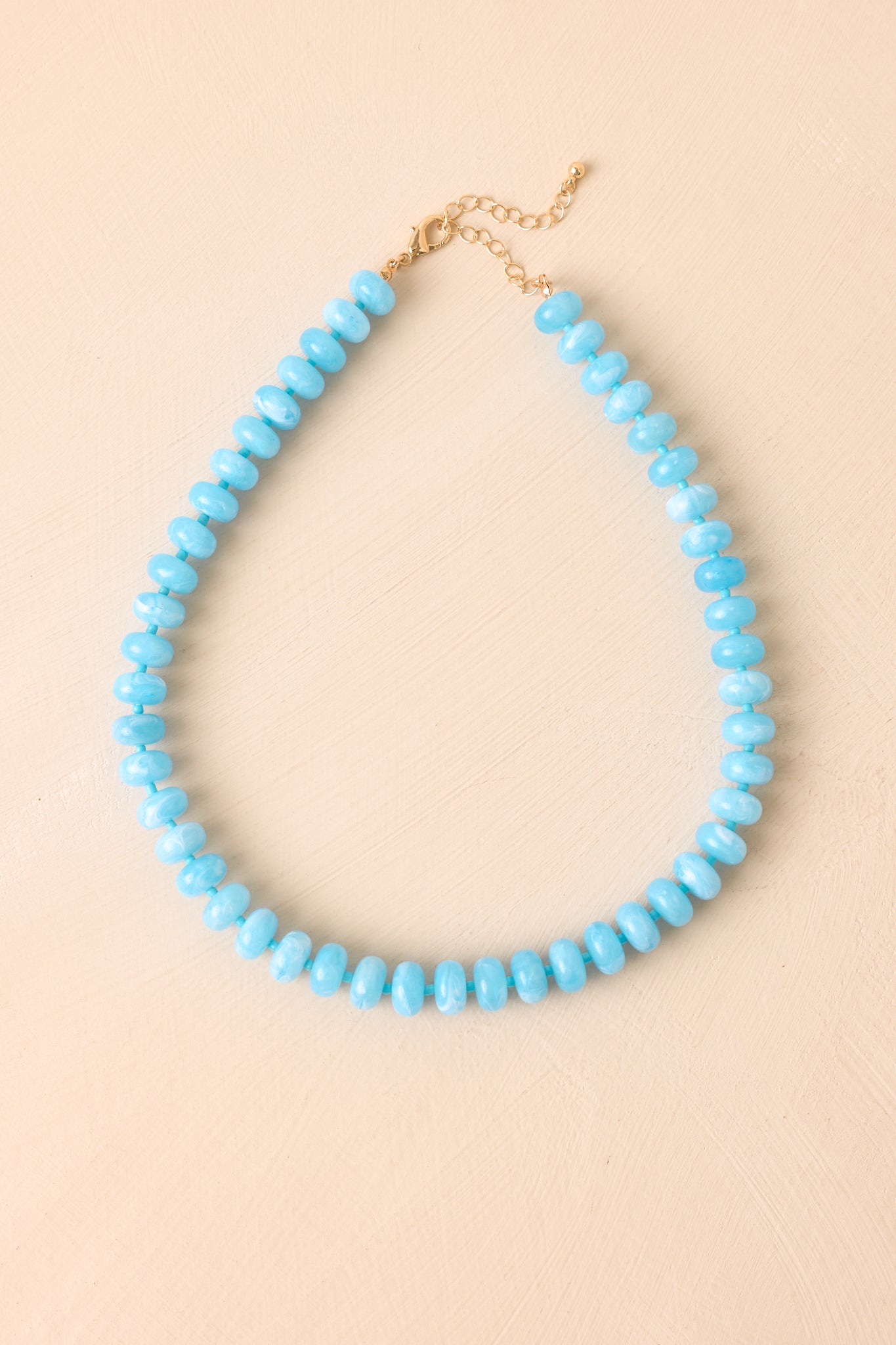 Living in Color Blue Beaded Necklace