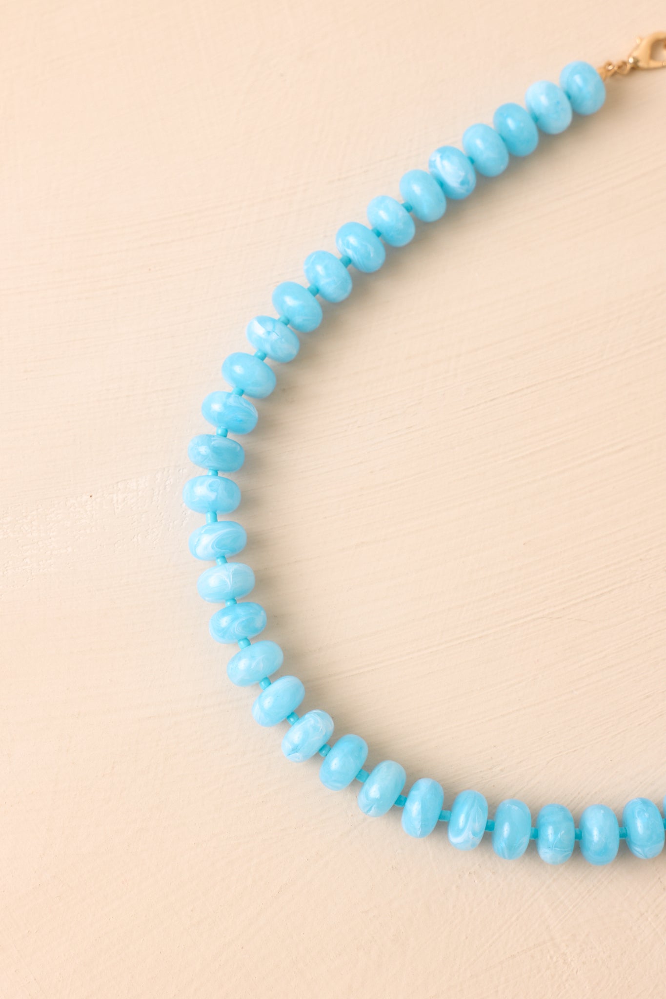 Living in Color Blue Beaded Necklace