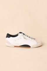 Vintage Havana Beyond White Multi Leather & Suede Sneaker