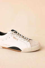 Vintage Havana Beyond White Multi Leather & Suede Sneaker