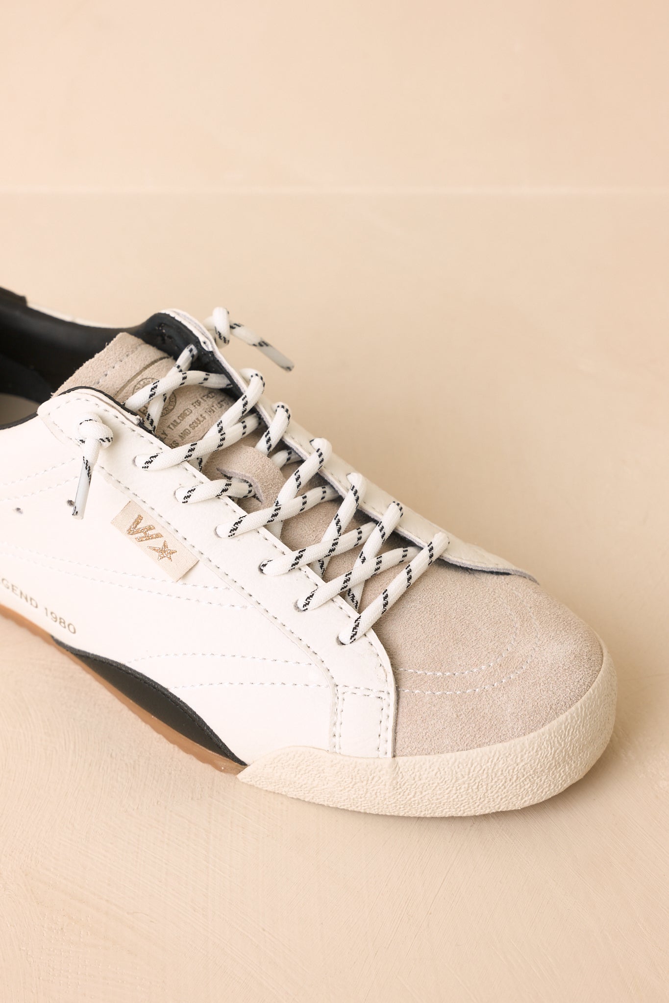 Vintage Havana Beyond White Multi Leather & Suede Sneaker