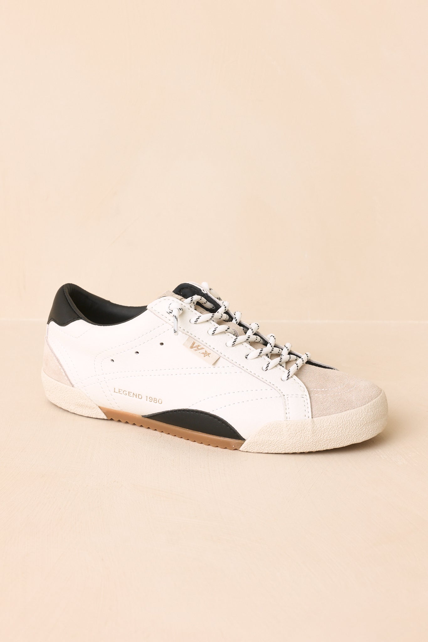 Vintage Havana Beyond White Multi Leather & Suede Sneaker