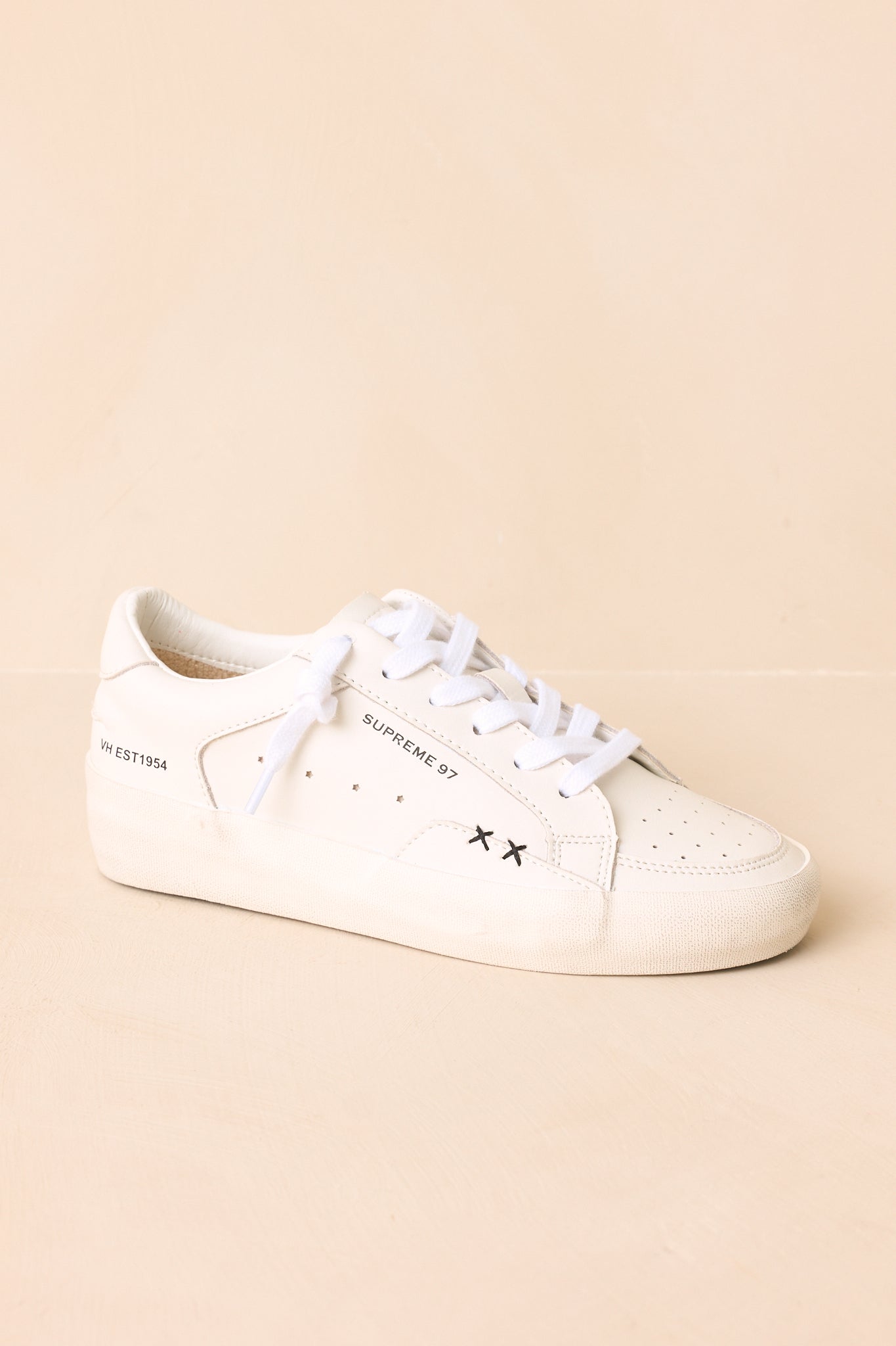 Vintage Havana Supreme White Leather Sneakers
