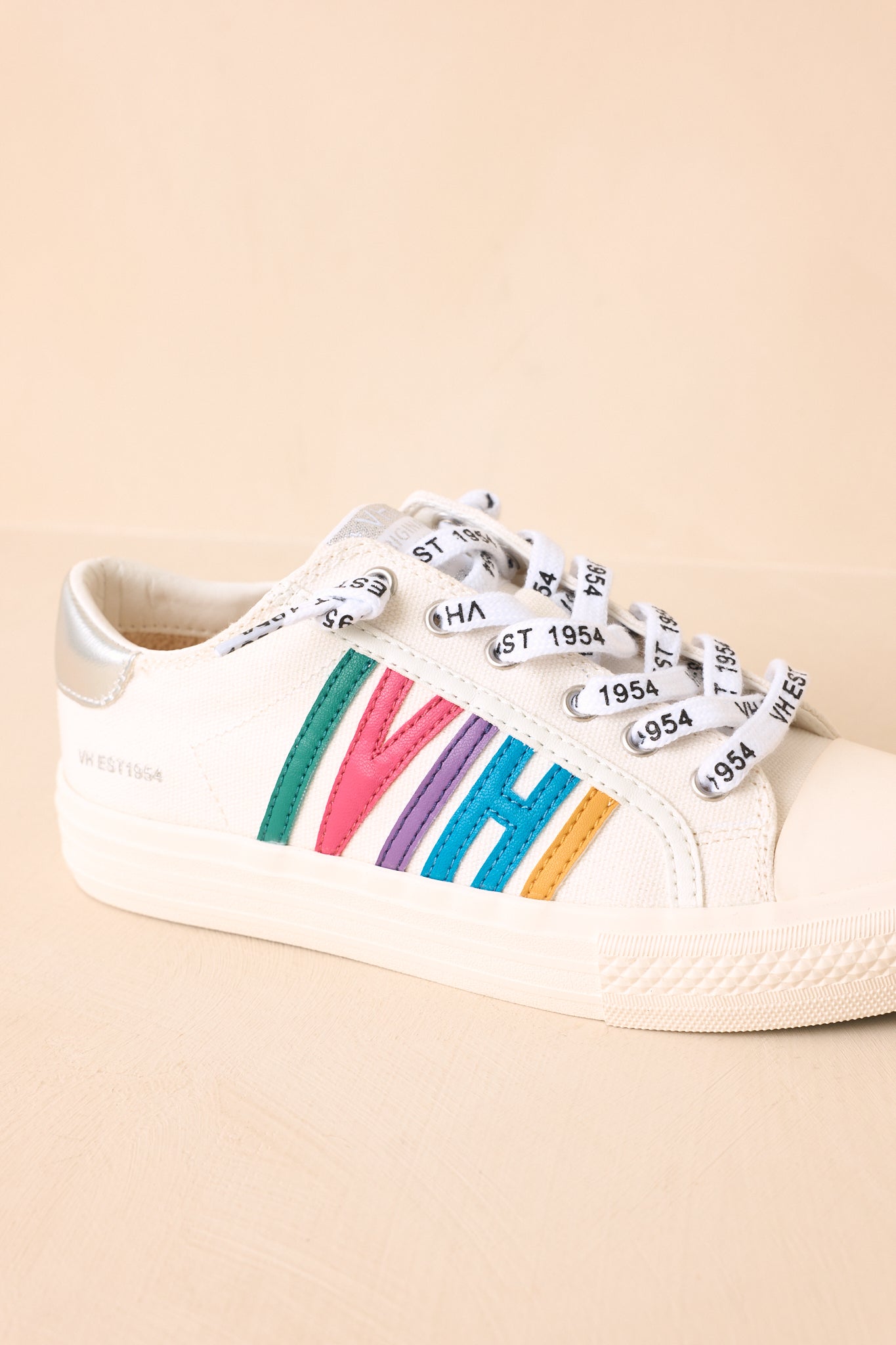 Vintage Havana Alyne White Multi Canvas Sneakers
