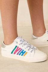 Vintage Havana Alyne White Multi Canvas Sneakers
