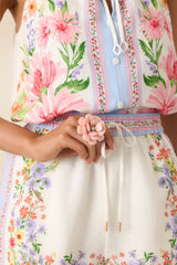 Pretty Petal Energy Pink Floral Statement Ring