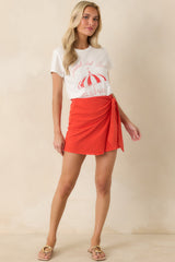 Z Supply White Cotton Del Sol Tourist Tee