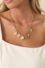 My Favorite Things Gold Charm Necklace